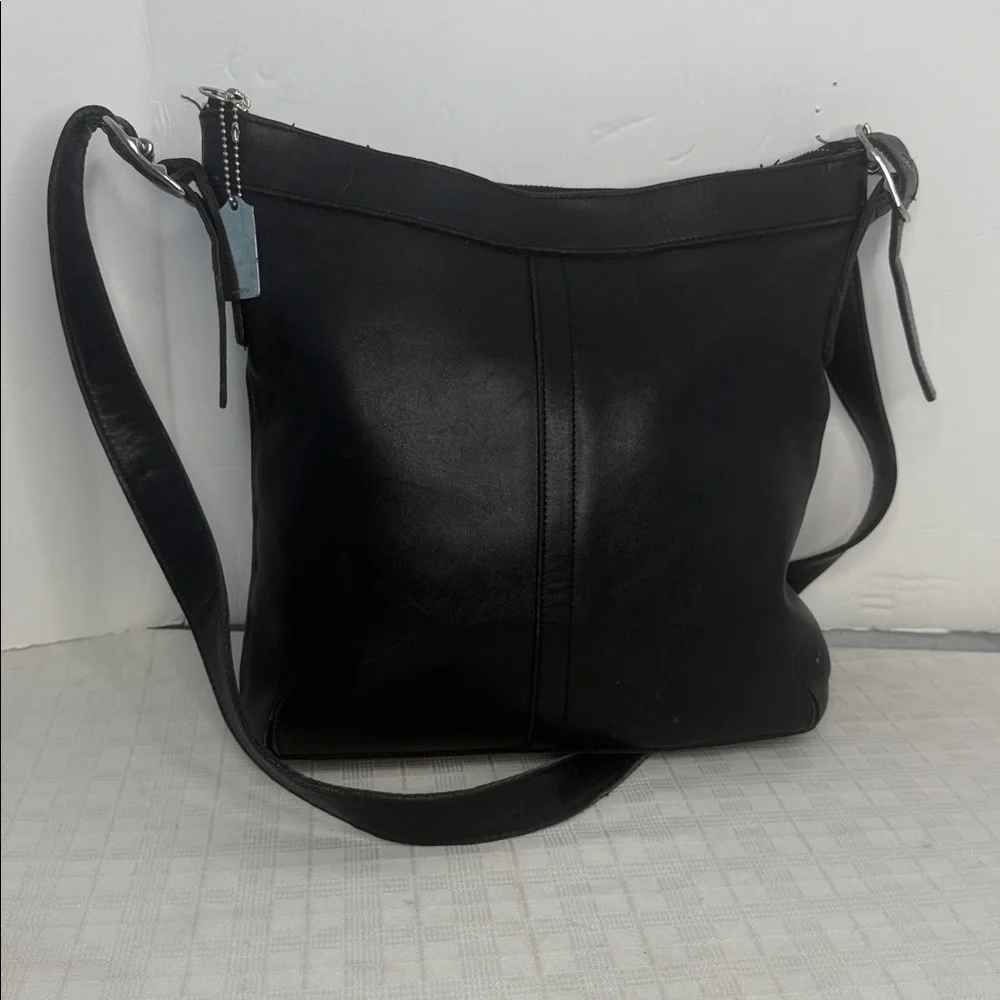 Coach | Bags | Coach 988 Legacy Duffle Black Leather Crossbody Bag